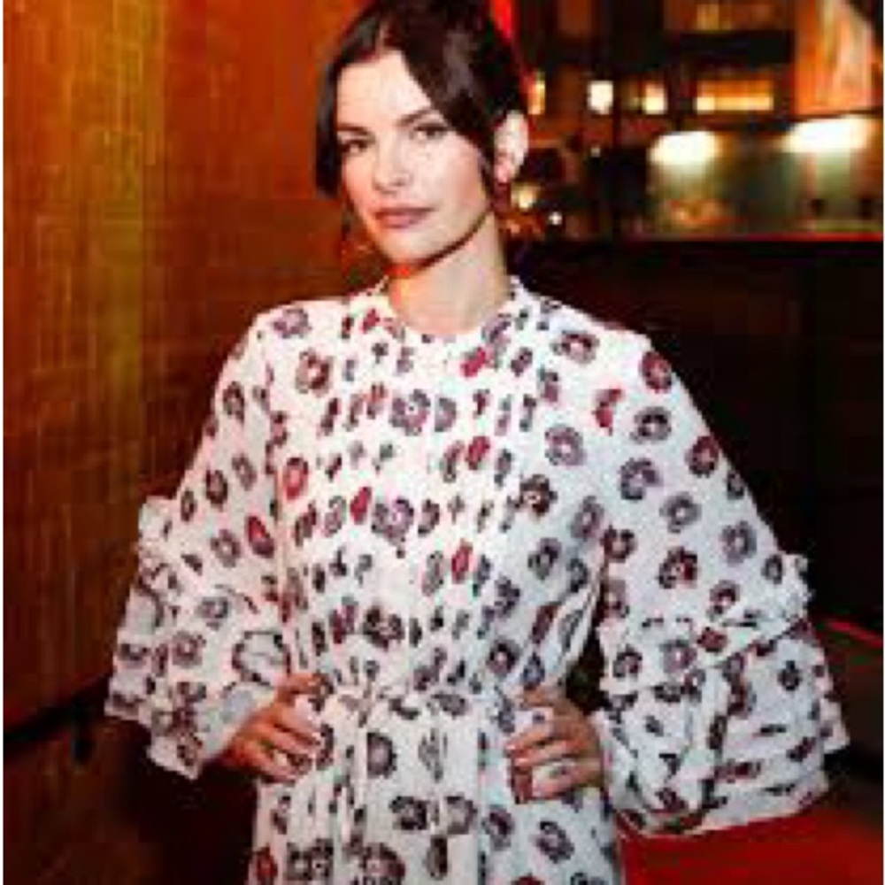 NWOT Madewell x Karen Walker Floral Fantasia Ruffled Cotton Midi Dress Women’s 6 - Picture 3 of 16